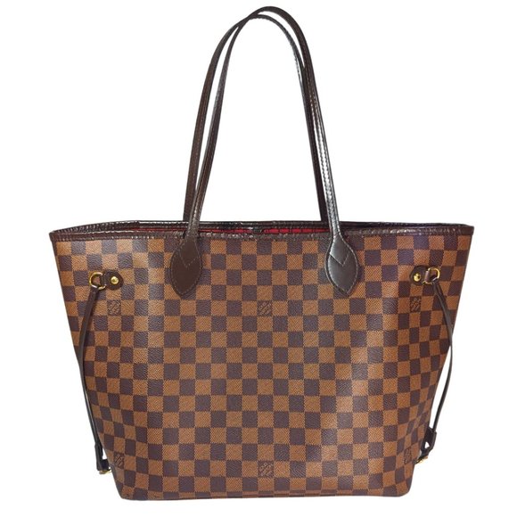 Louis Vuitton Handbags - Louis Vuitton MM Neverfull Damier Ebene Cherry Cerise SD2106